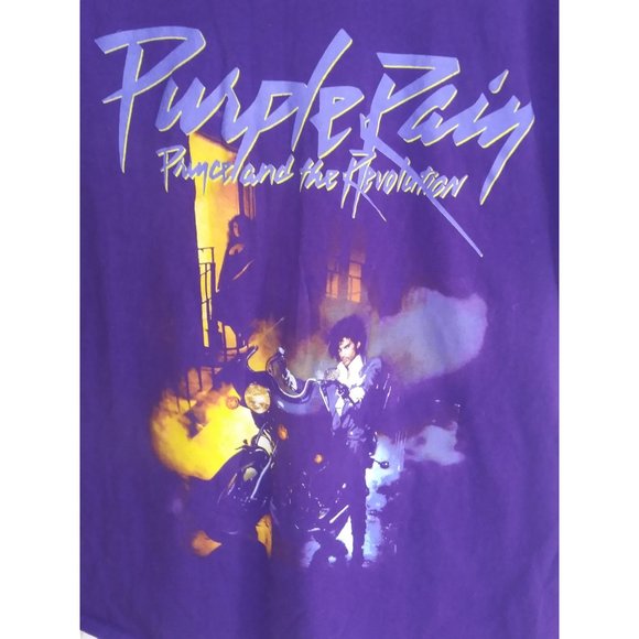 Purple Rain Prince and the Revolution Unisex Tee Shirt Size large Official Shirt - Picture 2 of 9